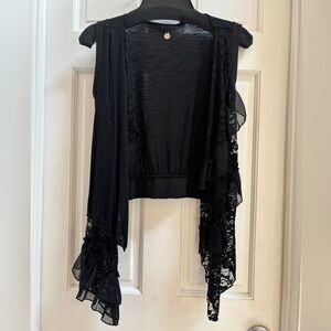 BKE Boutique Black bke Top Cardigan